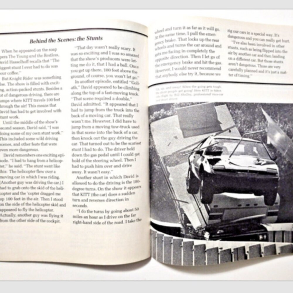 The Knight Rider Behind the Scenes w/KITT & David Hasselhoff by Chip Lovitt - Picture 3 of 6